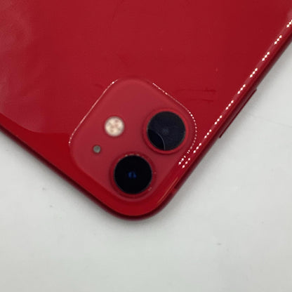 【全額返金保証】【最速発送】Apple iPhone iPhone 11 64GB (PRODUCT)RED docomo SIMフリー 白ロム 動作確認済 78%
