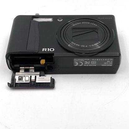 【全額返金保証】【最速発送】RICOH コンパクトデジタルカメラ RICOH R10　ブラック 動作確認済