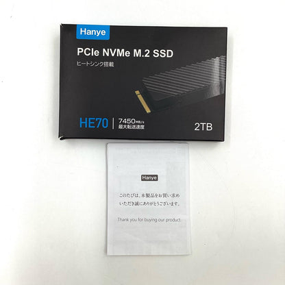 【全額返金保証】【最速発送】Hanye HE70 2TB 動作確認済