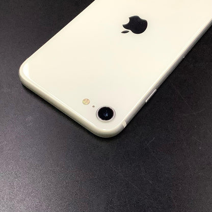 【全額返金保証】【最速発送】Apple iPhone iPhone SE（第2世代） 128GB ホワイト 楽天モバイル SIMフリー 白ロム 動作確認済 80%