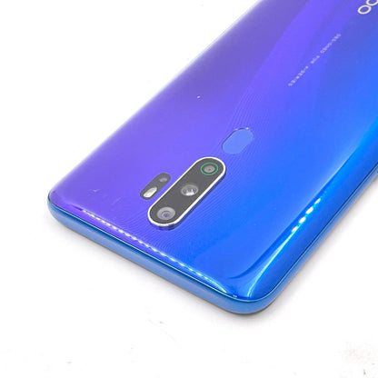【全額返金保証】【最速発送】OPPO A 5 64GB ブルー 楽天モバイル CPH1943 白ロム 動作確認済