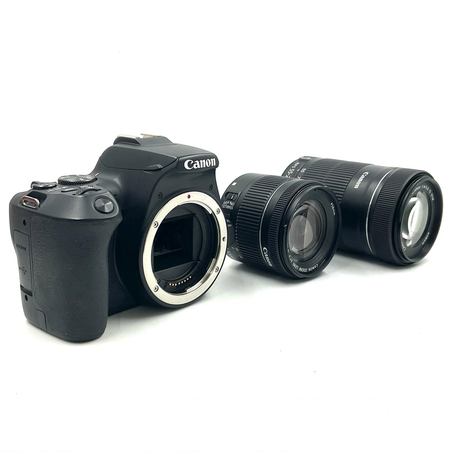 【全額返金保証】【最速発送】Canon デジタル一眼 EOS Kiss X10 ダブルズームキット ブラック 動作確認済