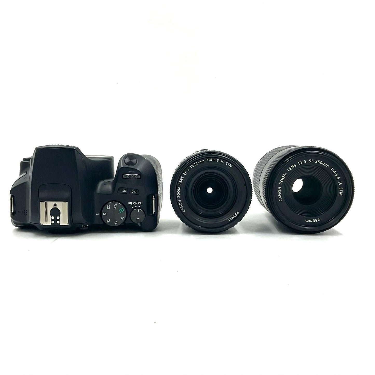 【全額返金保証】【最速発送】Canon デジタル一眼 EOS Kiss X10 ダブルズームキット ブラック 動作確認済
