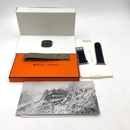 【全額返金保証】【最速発送】Apple Watch Ultra 第2世代 チタニウム 49mm GPS+Cellular 97% 動作確認済
