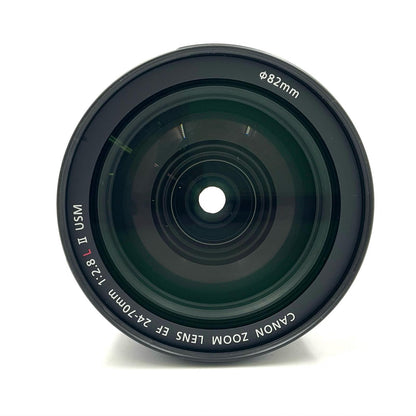 【全額返金保証】【最速発送】Canon EF24-70mm F2.8L II USM 美品 動作確認済