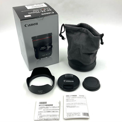 【全額返金保証】【最速発送】Canon EF24-70mm F2.8L II USM 美品 動作確認済