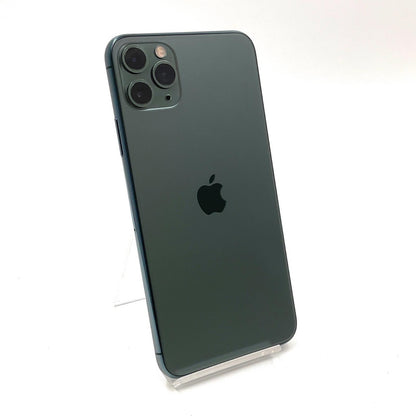 【全額返金保証】【最速発送】Apple iPhone iPhone 11 Pro Max 512GB ミッドナイトグリーン docomo 白ロム 動作確認済 92.4%