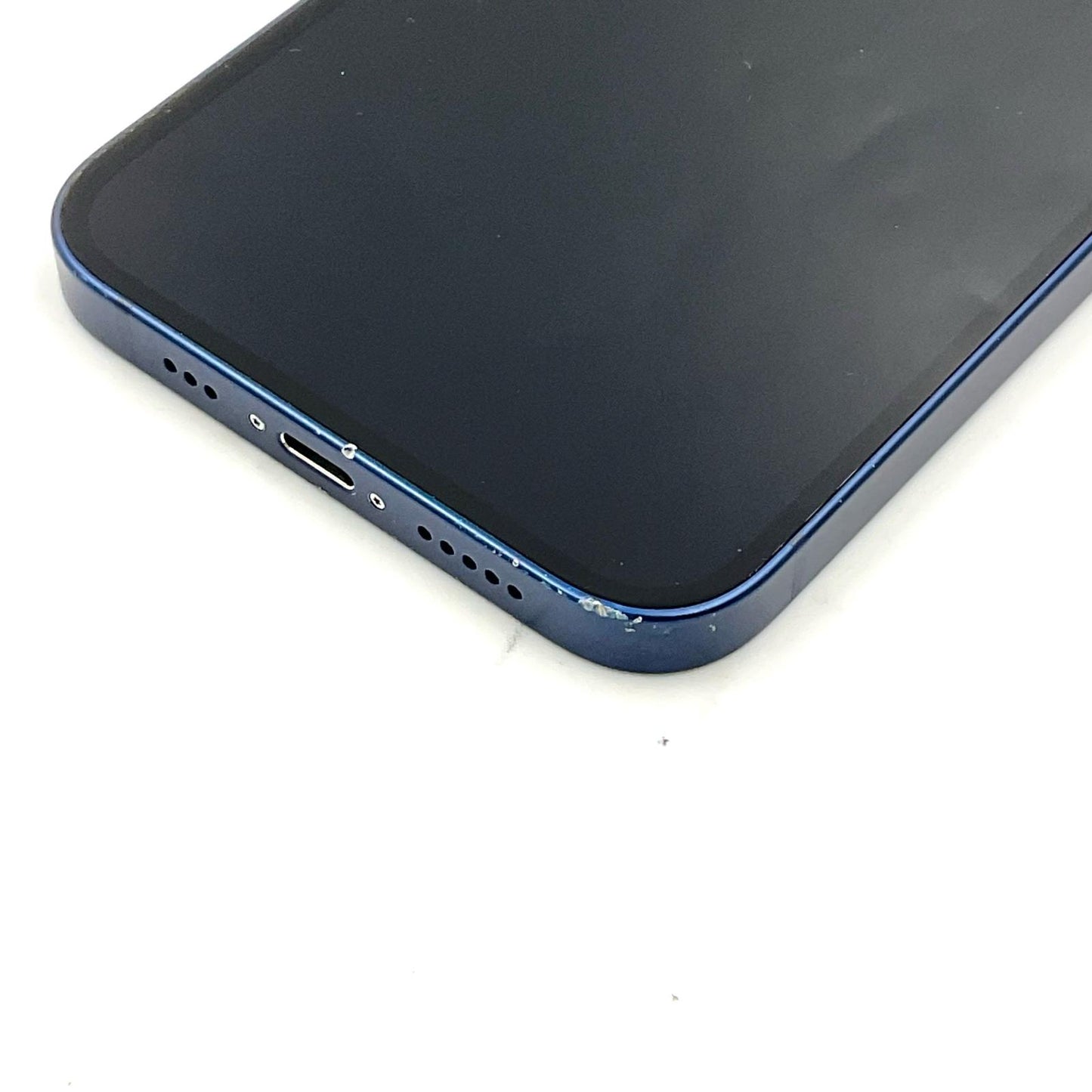 【全額返金保証】【最速発送】Apple iPhone iPhone 12 128GB ブルー au 白ロム 動作確認済 87%