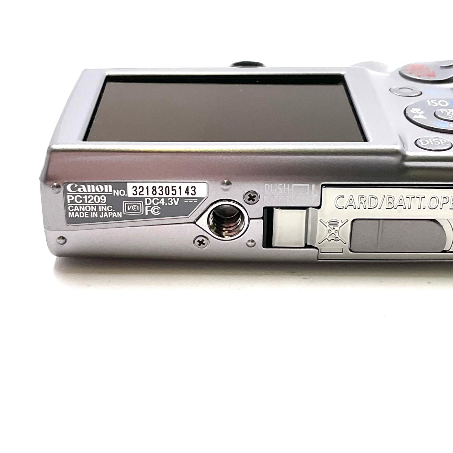 【全額返金保証】【最速発送】Canon コンパクトデジタルカメラ IXY DIGITAL 900 IS 美品 動作確認済