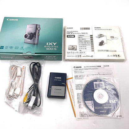 【全額返金保証】【最速発送】Canon コンパクトデジタルカメラ IXY DIGITAL 900 IS 美品 動作確認済