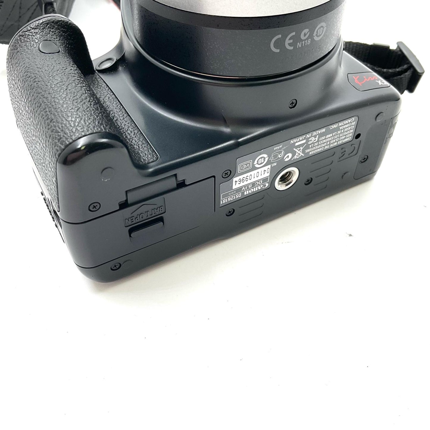 【最速発送】Canon デジタル一眼 EOS Kiss X2 レンズキット ブラック【難有】