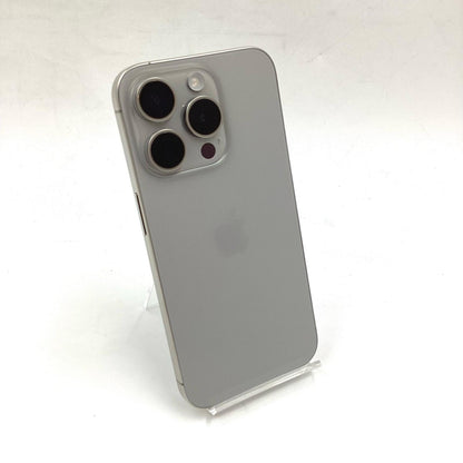【全額返金保証】【最速発送】Apple iPhone iPhone 15 Pro 256GB ナチュラルチタニウム SIMフリー 白ロム 動作確認済 86%