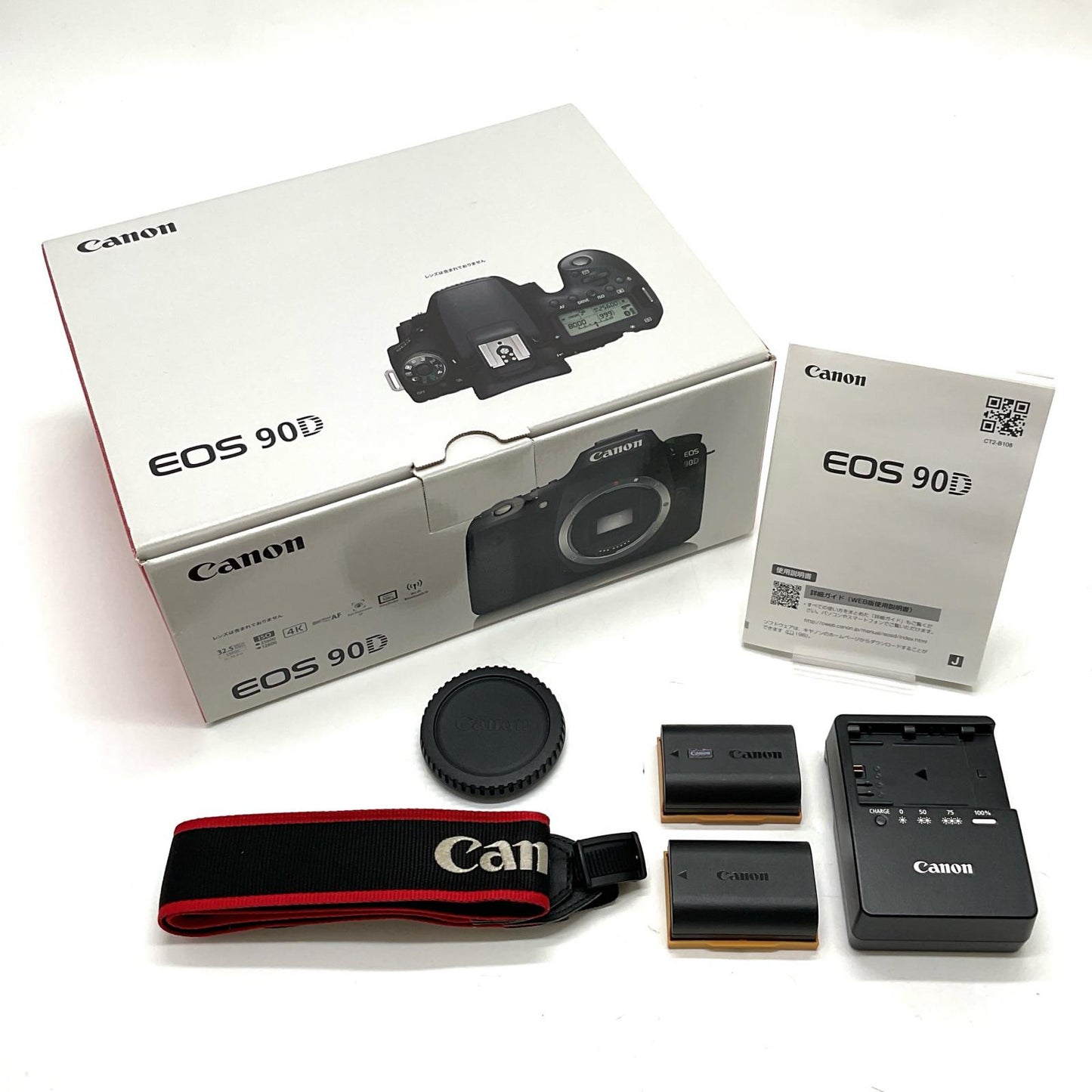 【全額返金保証】【最速発送】Canon デジタル一眼 EOS 90D ボディ ブラック 動作確認済