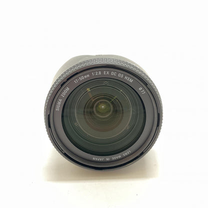 【全額返金保証】【最速発送】SIGMA 17-50mm F2.8 EX DC OS HSM Nikon 超美品 動作確認済