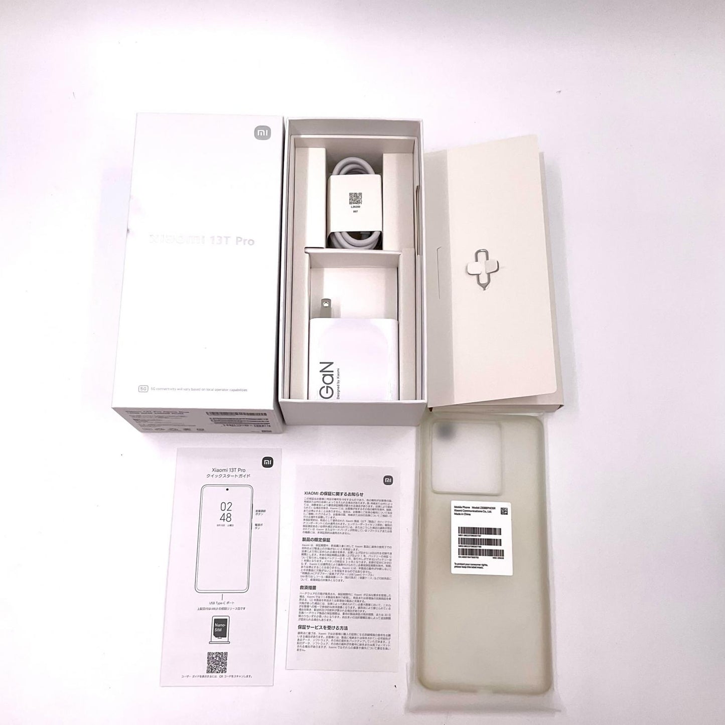 【全額返金保証】【最速発送】Xiaomi Xiaomi 13T Pro 256GB SIMフリー 23088PND5R 白ロム 動作確認済
