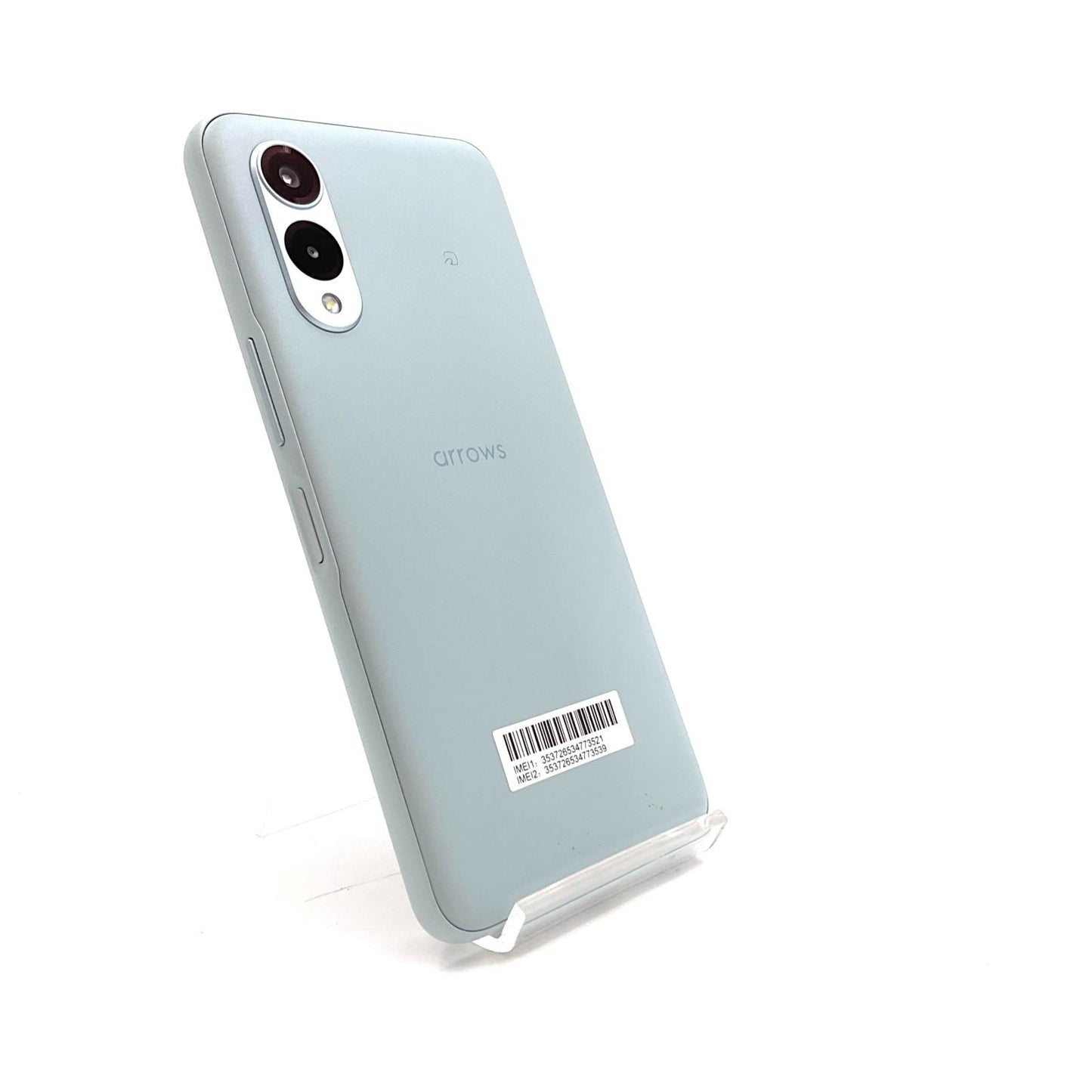 【全額返金保証】【最速発送】 FCNT合同会社 arrows We 64GB ライトブルー au FCG02 白ロム 美品 動作確認済