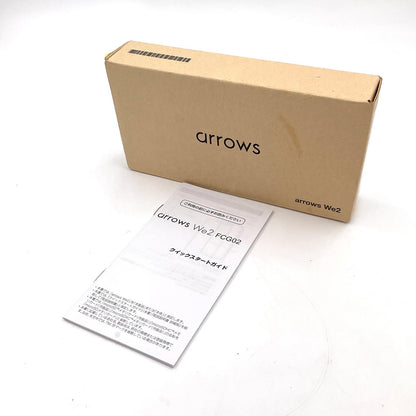 【全額返金保証】【最速発送】 FCNT合同会社 arrows We 64GB ライトブルー au FCG02 白ロム 美品 動作確認済