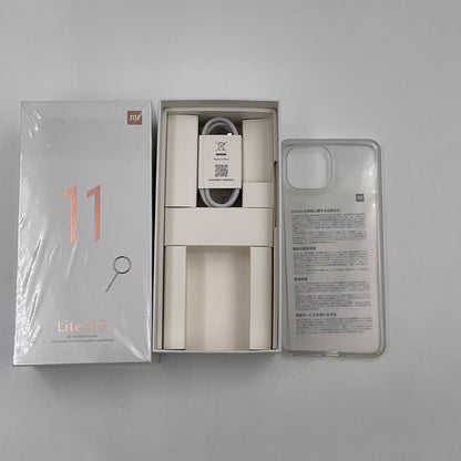 【全額返金保証】【最速発送】Xiaomi Mi 11 Lite 5G 128GB トリュフブラック SIMフリー M2101K9R 白ロム 動作確認済