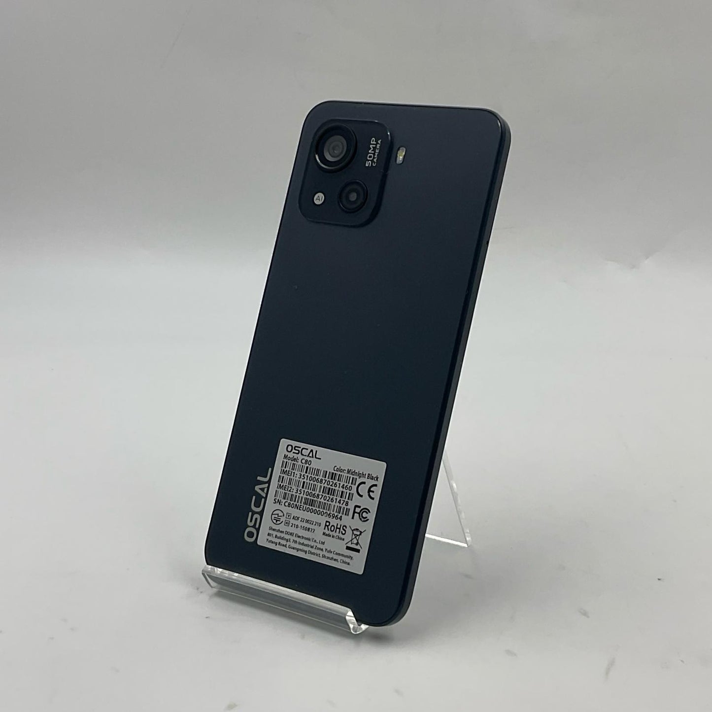【全額返金保証】【最速発送】OSCAL C80 128GB SIMフリー 白ロム 美品 動作確認済