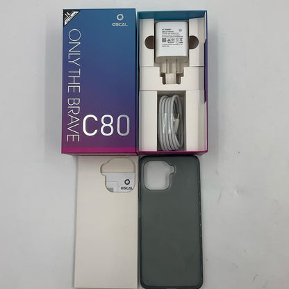 【全額返金保証】【最速発送】OSCAL C80 128GB SIMフリー 白ロム 美品 動作確認済