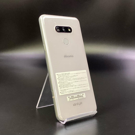 【全額返金保証】【最速発送】LG LG style3 64GB docomo L-41A 白ロム 動作確認済