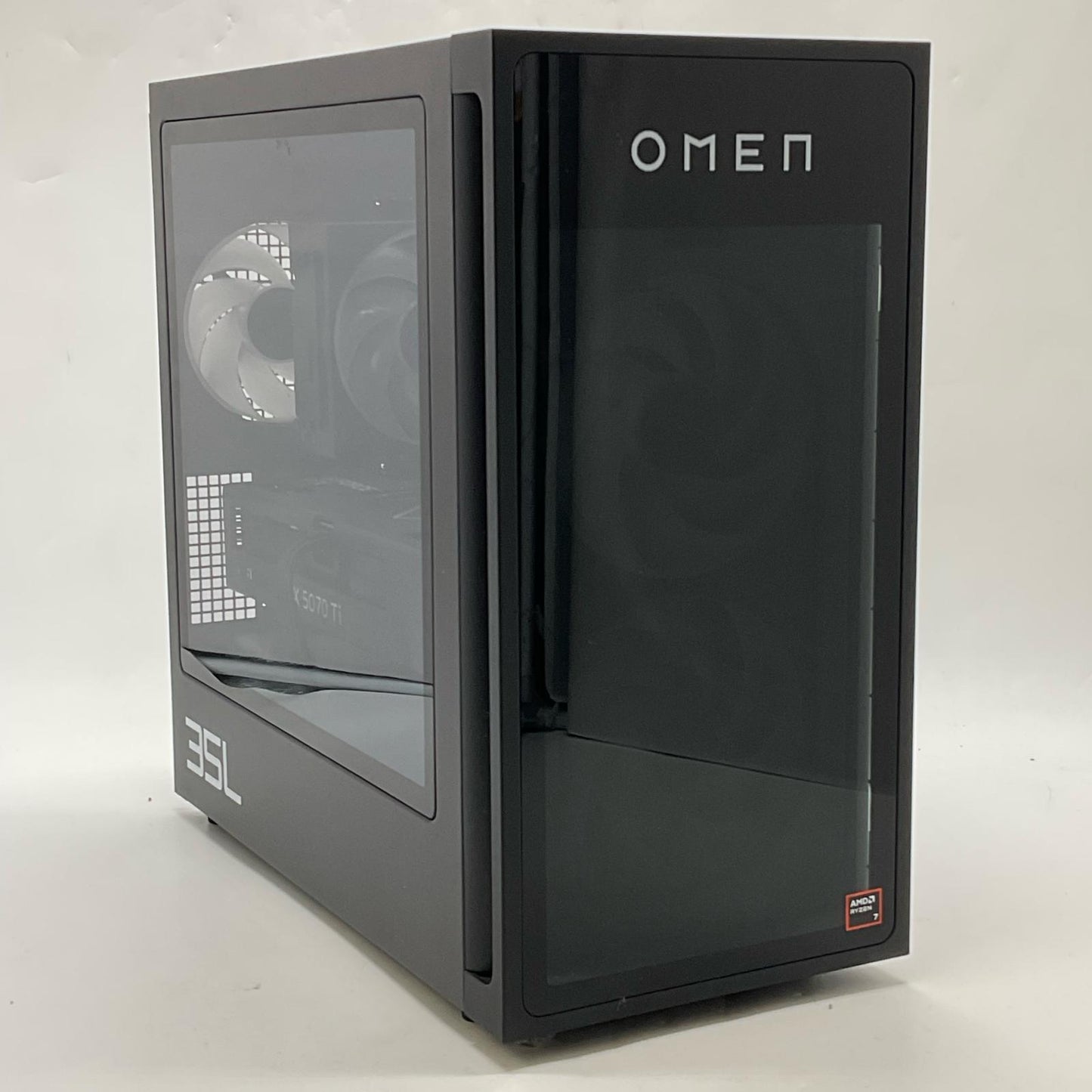 【全額返金保証】【最速発送】HP OMEN 35L GT16-0XXX AMD Ryzen 7 8700F 8-Core Processor 32GB M.2 SSD 2TB NVIDIA GeForce 5070Ti 動作確認済