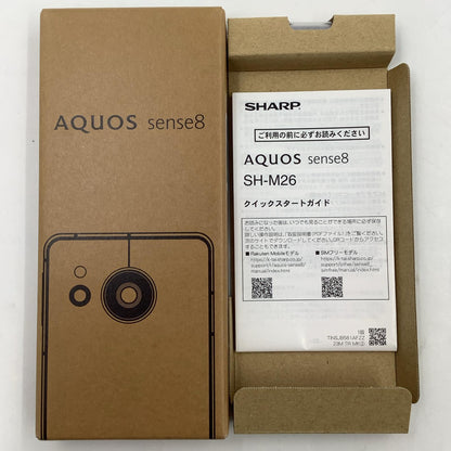 【全額返金保証】【最速発送】SHARP AQUOS sense8 128GB コバルトブラック SIMフリー SH-M26 美品 動作確認済