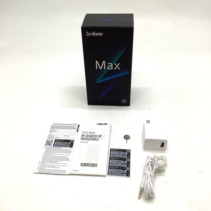 【全額返金保証】【最速発送】ASUS ZenFone Max (M2) 32GB メテオシルバー SIMフリー X01AD 白ロム 美品 動作確認済