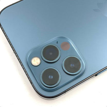 【全額返金保証】【最速発送】Apple iPhone iPhone 12 Pro 128GB パシフィックブルー Softbank SIMフリー 白ロム 動作確認済 100%