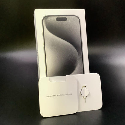 【全額返金保証】【最速発送】Apple iPhone iPhone 15 Pro 256GB ホワイトチタニウム Softbank SIMフリー 動作確認済 81%