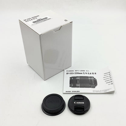【全額返金保証】【最速発送】Canon EF-S55-250mm F4-5.6 IS II 美品 動作確認済