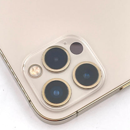 【全額返金保証】【最速発送】Apple iPhone iPhone 12 Pro 128GB ゴールド au 白ロム 動作確認済 78%