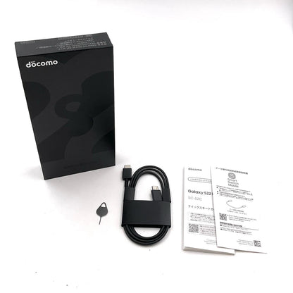 【全額返金保証】【最速発送】SAMSUNG Galaxy S22 Ultra 256GB PhantomBlack docomo SIMフリー SC-52C 白ロム 動作確認済