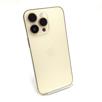 【全額返金保証】【最速発送】Apple iPhone iPhone 14 Pro Max 128GB ゴールド docomo SIMフリー 動作確認済 79%