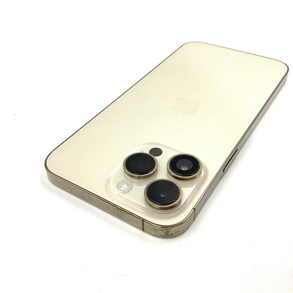 【全額返金保証】【最速発送】Apple iPhone iPhone 14 Pro Max 128GB ゴールド docomo SIMフリー 動作確認済 79%