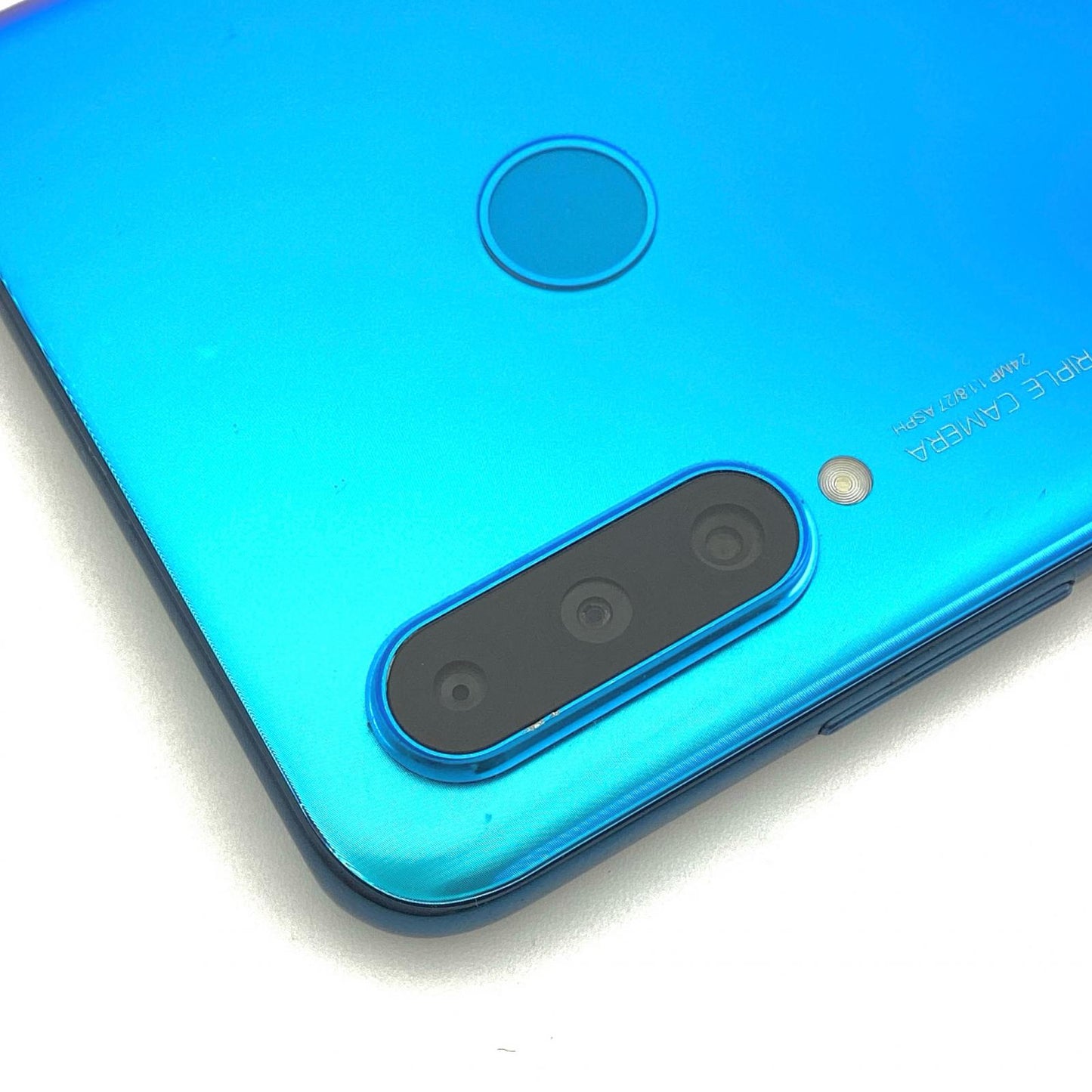 【全額返金保証】【最速発送】Huawei P30 Lite 128GB Peacock Blue au HWV33 白ロム 動作確認済