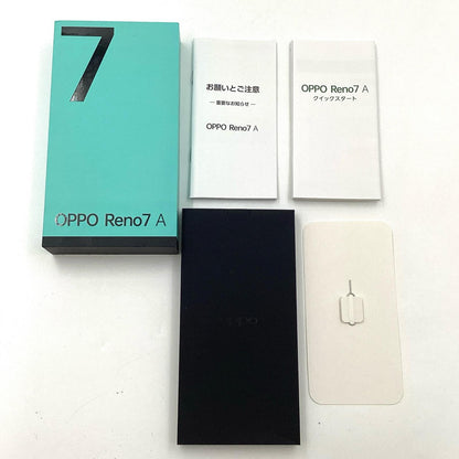 【全額返金保証】【最速発送】OPPO Reno 7A 128GB Softbank SIMフリー A201OP 白ロム 動作確認済
