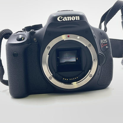 【全額返金保証】【最速発送】Canon デジタル一眼 EOS Kiss X5 ボディ ブラック 動作確認済