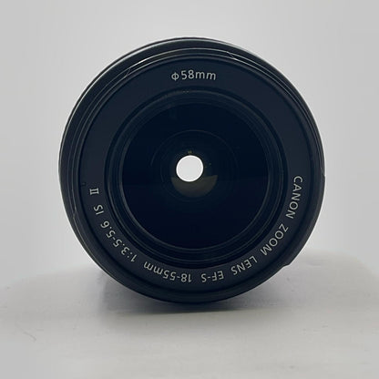 【全額返金保証】【最速発送】Canon EF-S18-55mm F3.5-5.6 IS II 動作確認済