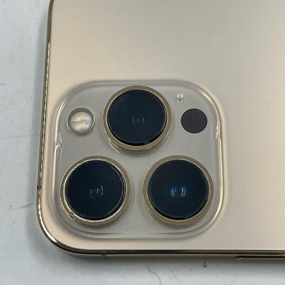 【全額返金保証】【最速発送】Apple iPhone iPhone 13 Pro 128GB ゴールド au SIMフリー 白ロム 動作確認済 78%
