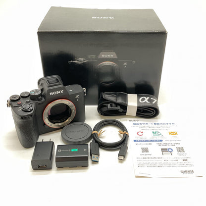 【全額返金保証】【最速発送】Sony デジタル一眼 α7 IV ILCE-7M4 ボディ ブラック 動作確認済