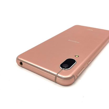 【全額返金保証】【最速発送】SHARP AQUOS sense3 basic 32GB au SHV48 白ロム 動作確認済
