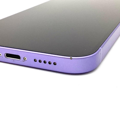 【全額返金保証】【最速発送】Apple iPhone iPhone 12 128GB パープル au SIMフリー 白ロム 動作確認済 88%