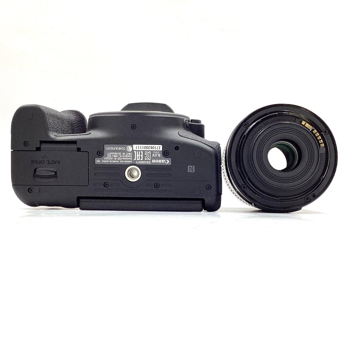 【全額返金保証】【最速発送】Canon デジタル一眼 EOS Kiss X8i EF-S18-55 IS STM レンズキット ブラック 美品 動作確認済