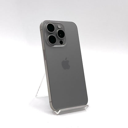 【全額返金保証】【最速発送】Apple iPhone iPhone 15 Pro 256GB ナチュラルチタニウム au SIMフリー 白ロム 美品 動作確認済 87%