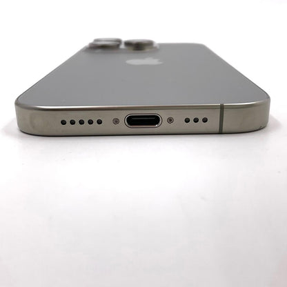 【全額返金保証】【最速発送】Apple iPhone iPhone 15 Pro 256GB ナチュラルチタニウム au SIMフリー 白ロム 美品 動作確認済 87%