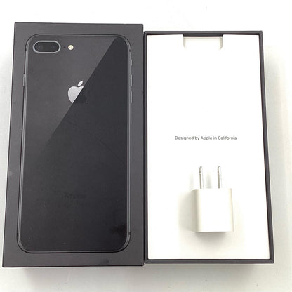 【全額返金保証】【最速発送】Apple iPhone iPhone 8 Plus 64GB スペースグレイ au 白ロム 動作確認済 100%