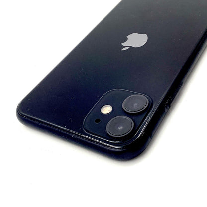 【全額返金保証】【最速発送】Apple iPhone iPhone 11 128GB ブラック au 白ロム 動作確認済 99%