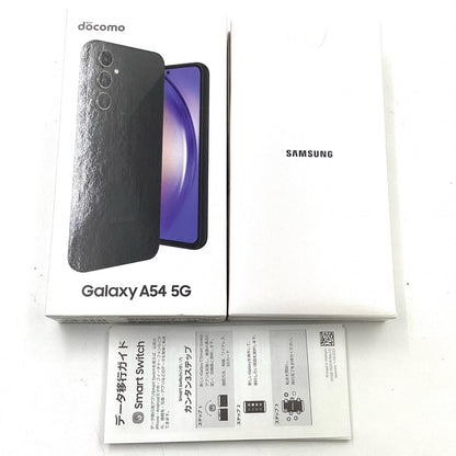 【全額返金保証】【最速発送】SAMSUNG Galaxy A54 5G 128GB オーサムグラファイト docomo SC-53D 白ロム 動作確認済