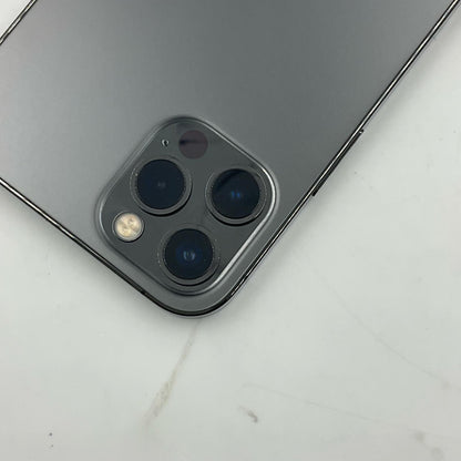 【全額返金保証】【最速発送】Apple iPhone iPhone 12 Pro 128GB グラファイト docomo 白ロム 動作確認済 90%